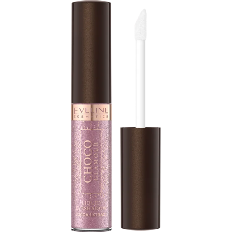 EVELINE CHOCO GLAMOUR LIQUID WATERPROOF EYESHADOW WITH COCOA EXTRACT No